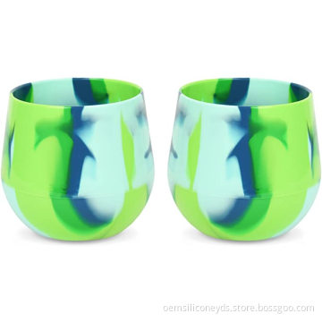 Custom Silicone Shatterproof Reusable Cups